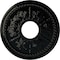 Ekena Millwork Tirana Ceiling Medallion (Fits Canopies up to 4 3/4"), 13 7/8"OD x 3 3/4"ID x 1 1/4"P, Black Pearl CM13TIBPS - alternate 1